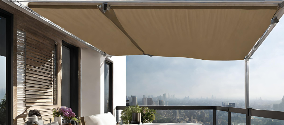 Transparent PVC sheet for balcony structures - Beautiful Homes