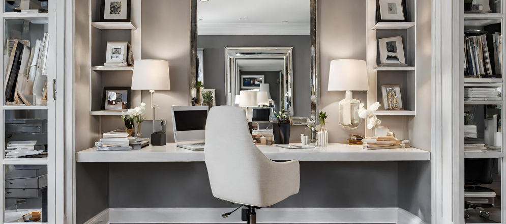 Home office mirror - Beautiful Homes