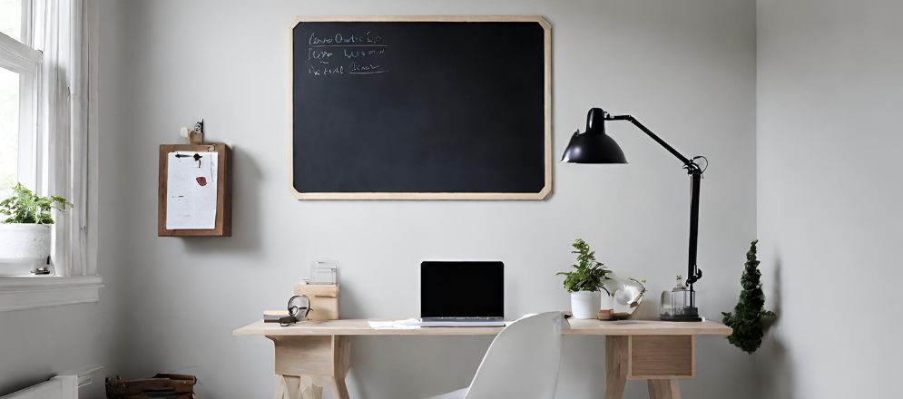 Home office wall-mounted board - Beautiful Homes