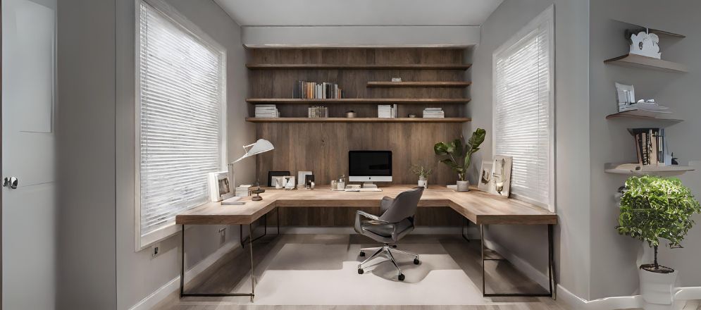 Home workspace with space to move around - Beautiful Homes