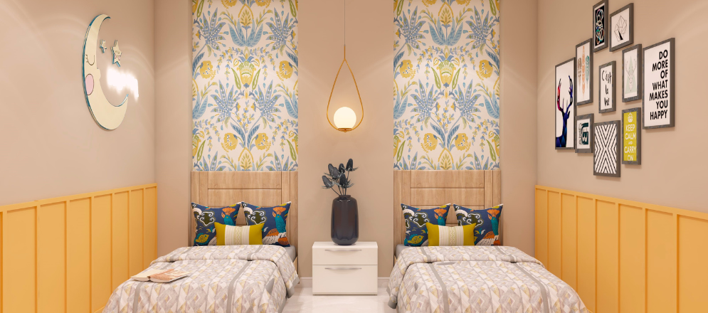 Comfy Dual Bed Kids Room - Beautiful Homes