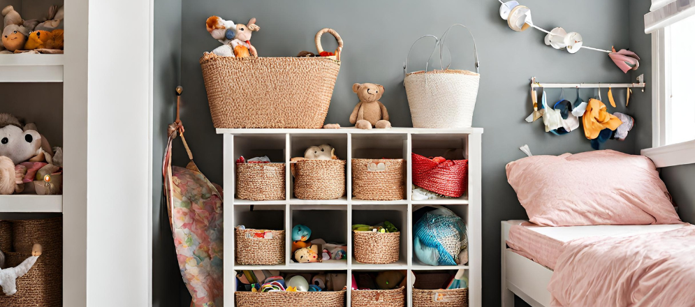 Kids Room Storage Baskets - Beautiful Homes