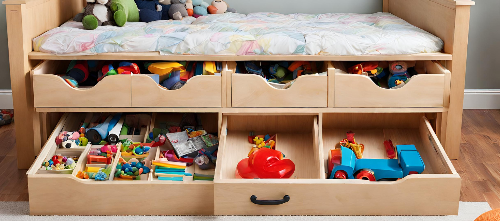  Kids Room Under-Bed Drawers - Beautiful Homes