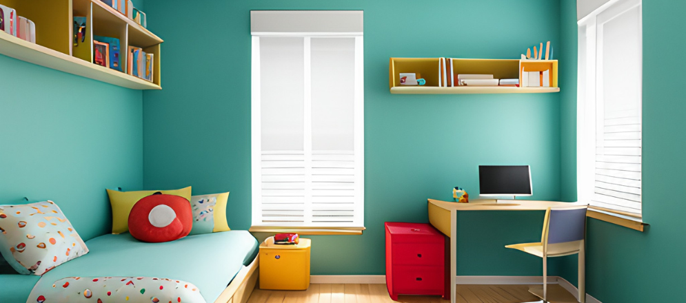 Light Blue Kids Room - Beautiful Homes