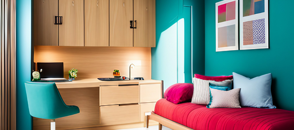 Playful Bright Coloured Kids Room - Beautiful Homes