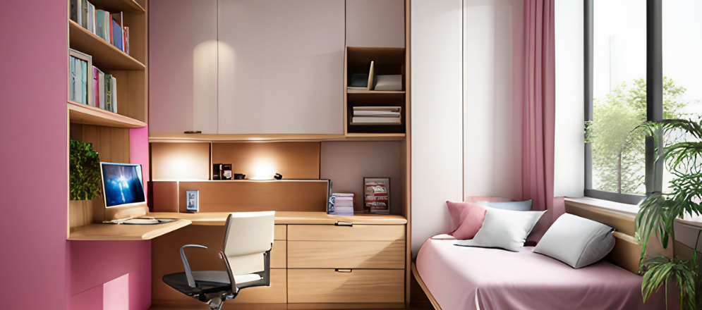 Soft Pink Cute Kids Room - Beautiful Homes