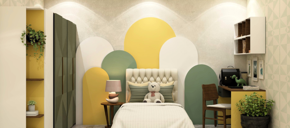 Three Colour Combination Toddler Room - Beautiful Homes