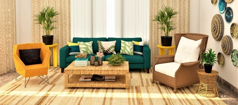 Bold tone living room design - Beautiful Homes