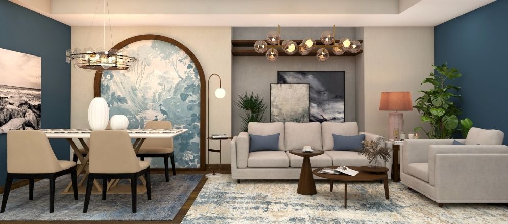 Open concept living room layout - Beautiful Homes