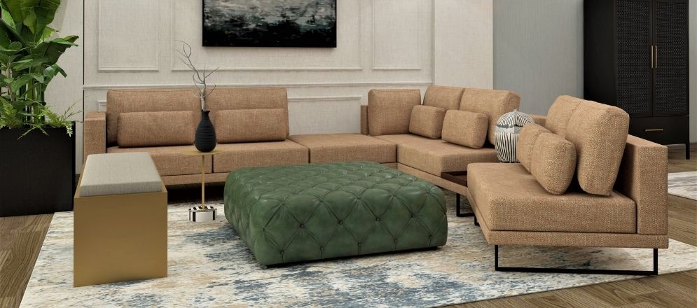 Textured sofa design - Beautiful Homes