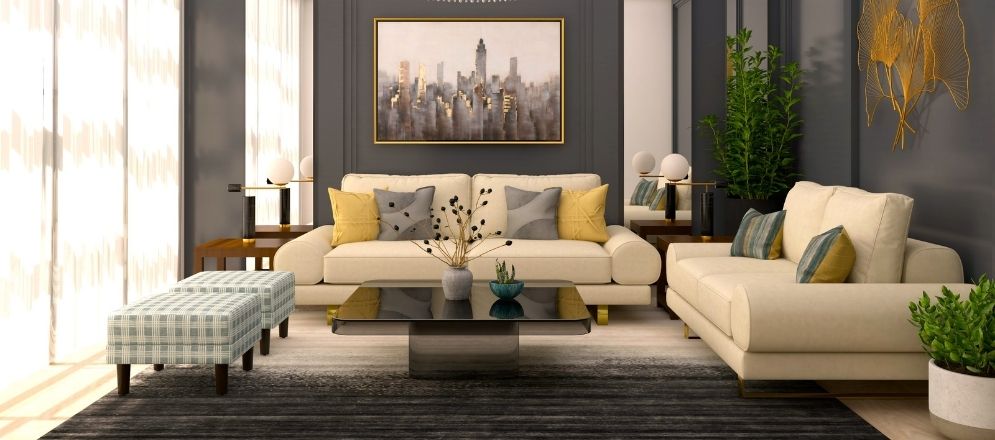 U-Shaped living room