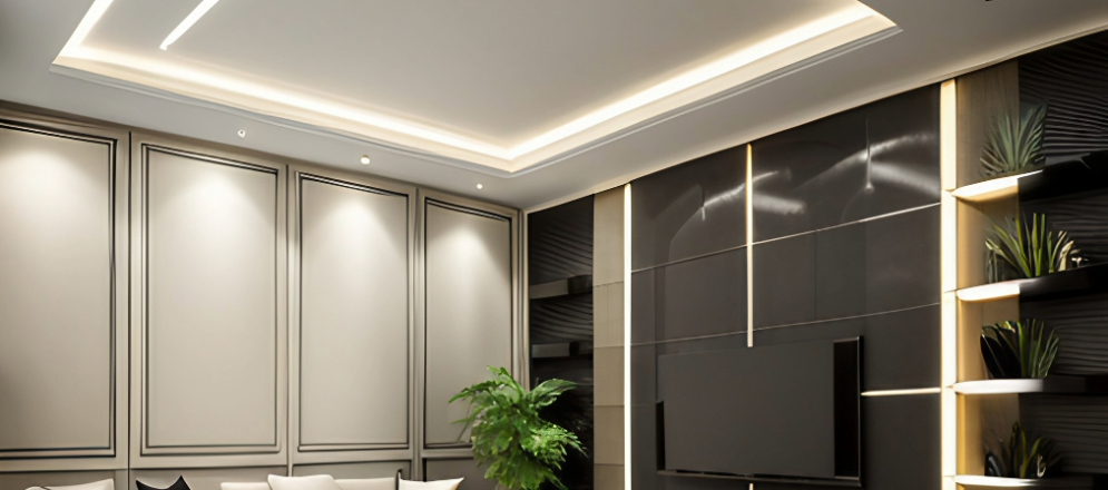 Warm living room lights- Beautiful Homes