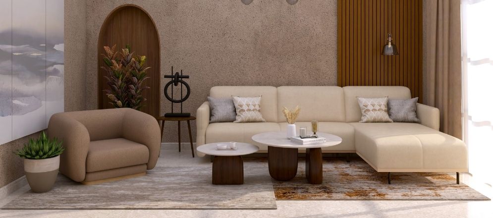 Zoned living room layout - Beautiful Homes