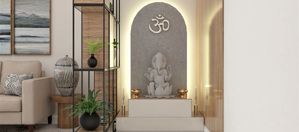 Aesthetic pooja room design - Beautiful Homes