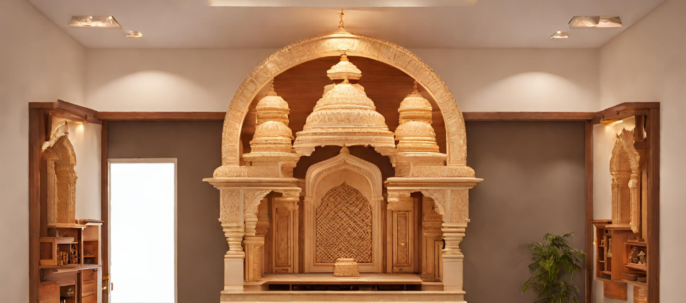 Alluring pooja room design - Beautiful Homes