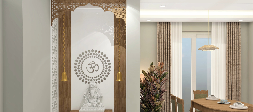 Elegant pooja room design - Beautiful Homes