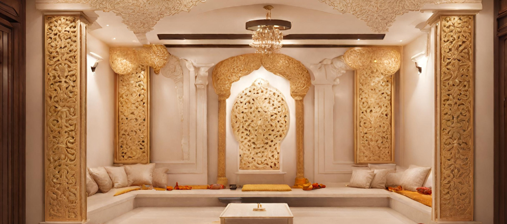 Divine pooja room design - Beautiful Homes