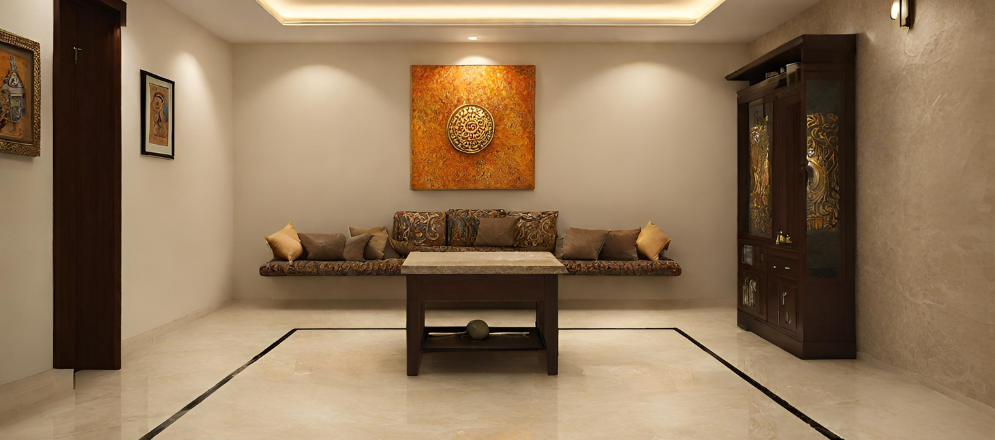 Granite flooring for pooja room - Beautiful Homes