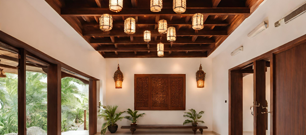 Hanging lanterns for pooja room - Beautiful Homes