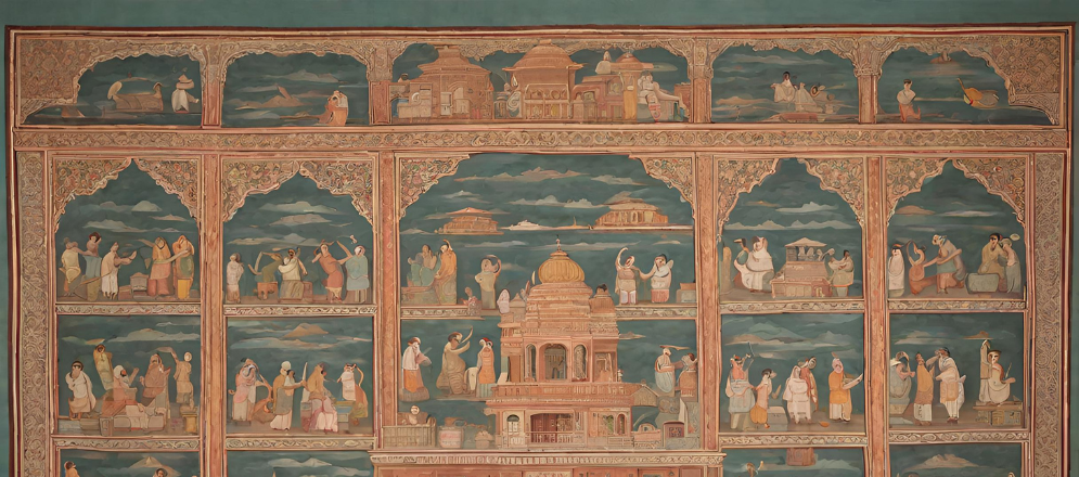 Murals for pooja room - Beautiful Homes