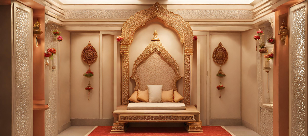 Peaceful pooja room design - Beautiful Homes