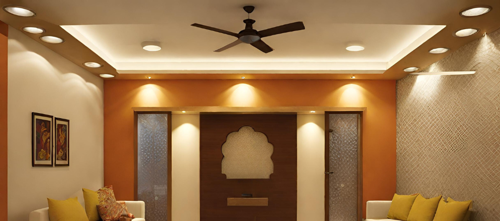 False ceiling design for pooja room - Beautiful Homes