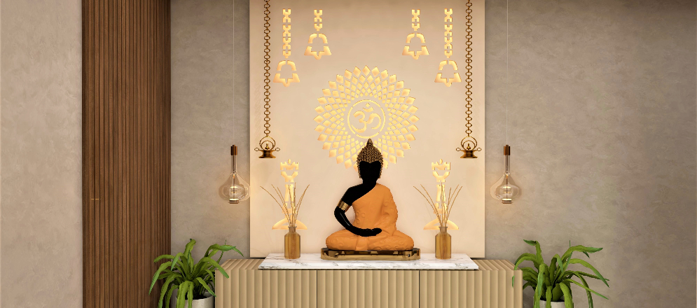 Simple pooja room design - Beautiful Homes