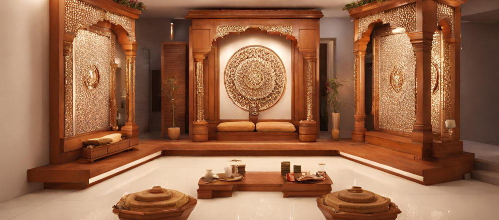 Sophisticated pooja room design - Beautiful Homes