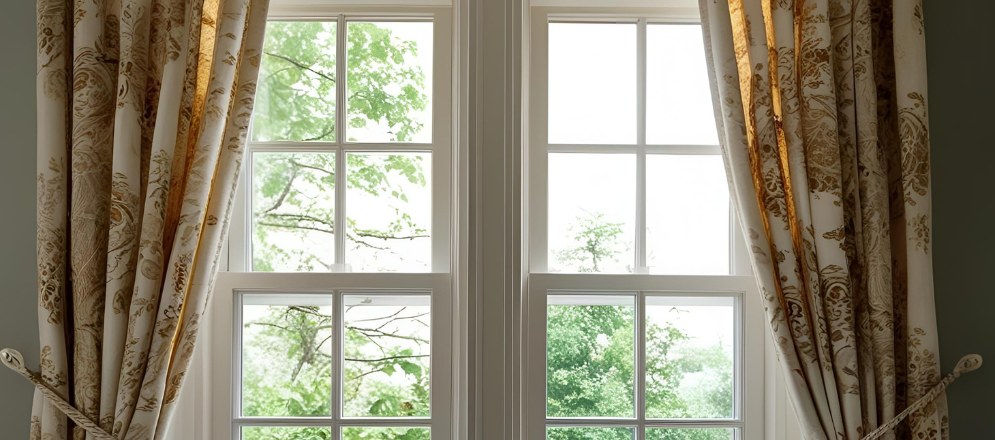 Window design with curtains to enhance your home - Beautiful Homes