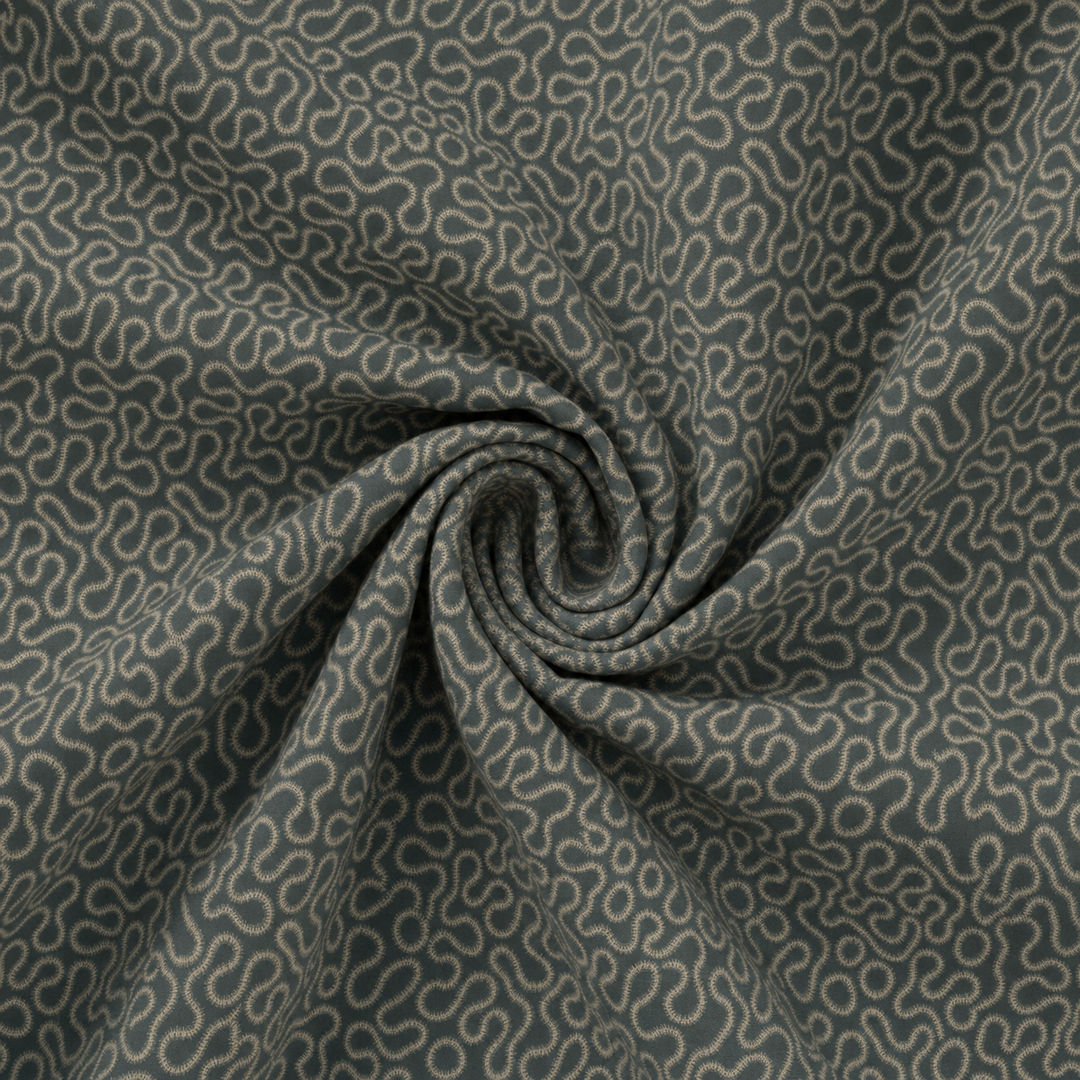 Alma Embroidery Charcoal