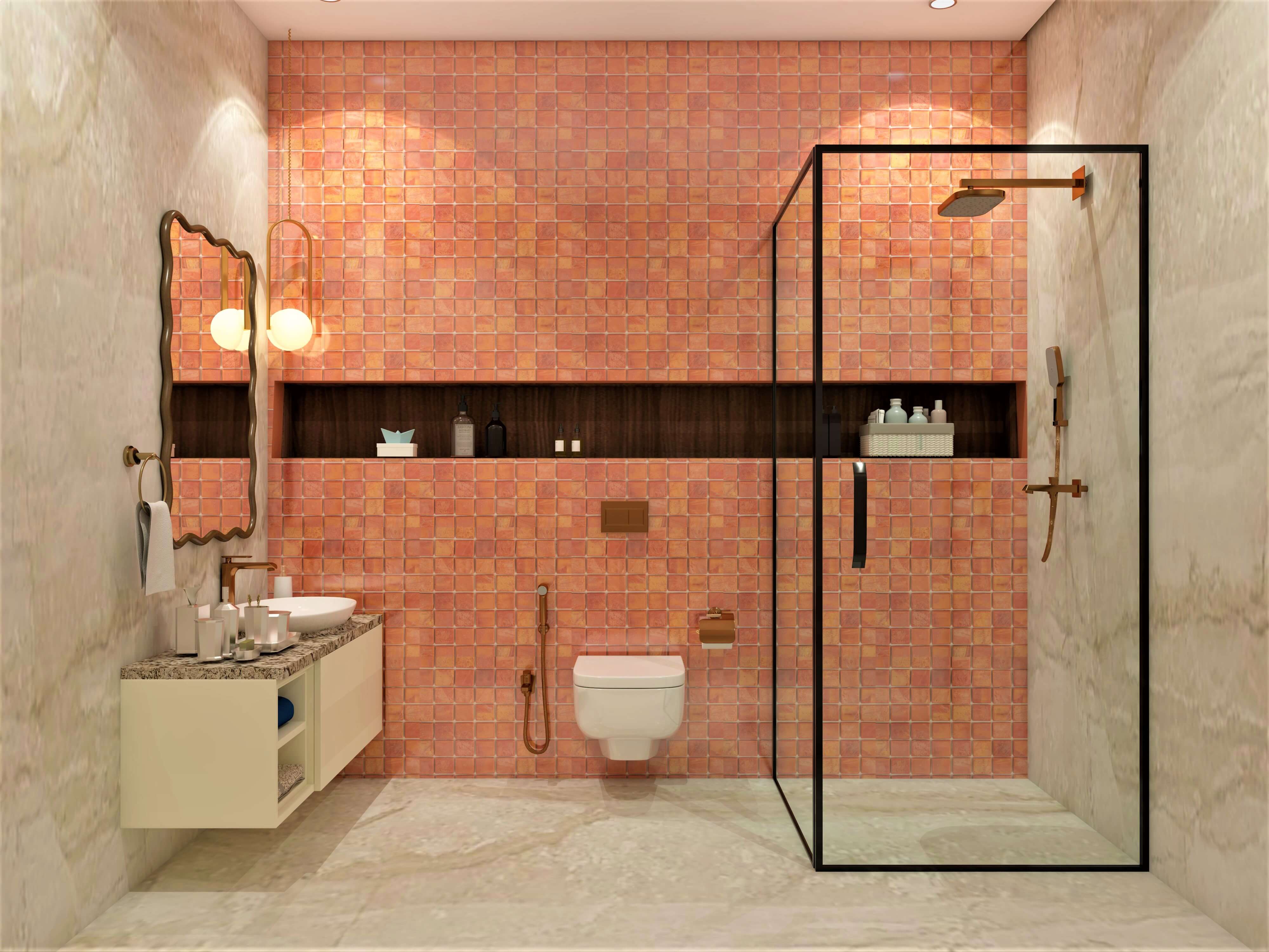Contemporary bathroom design with shower cubicle - Beautiful Homes