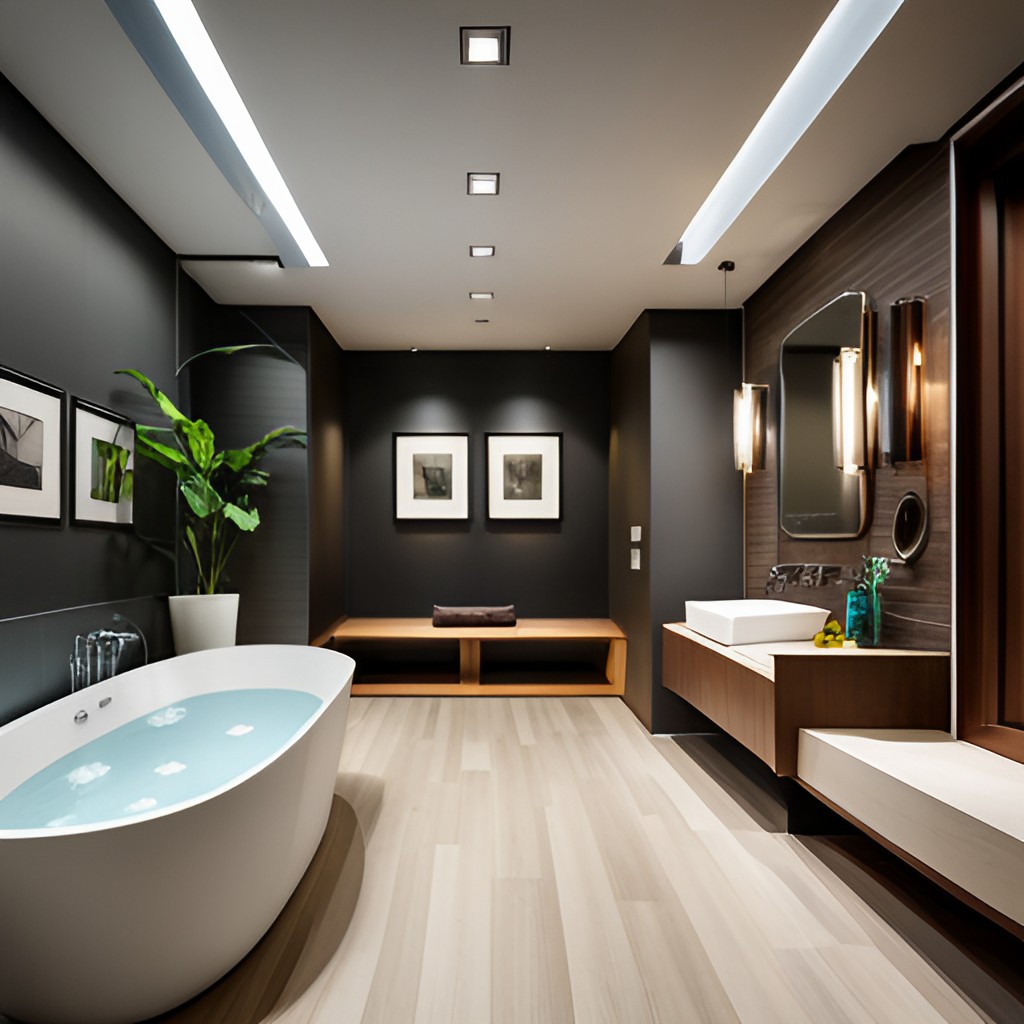 Luxury Bathroom with Bath Tub - Beautiful Homes
