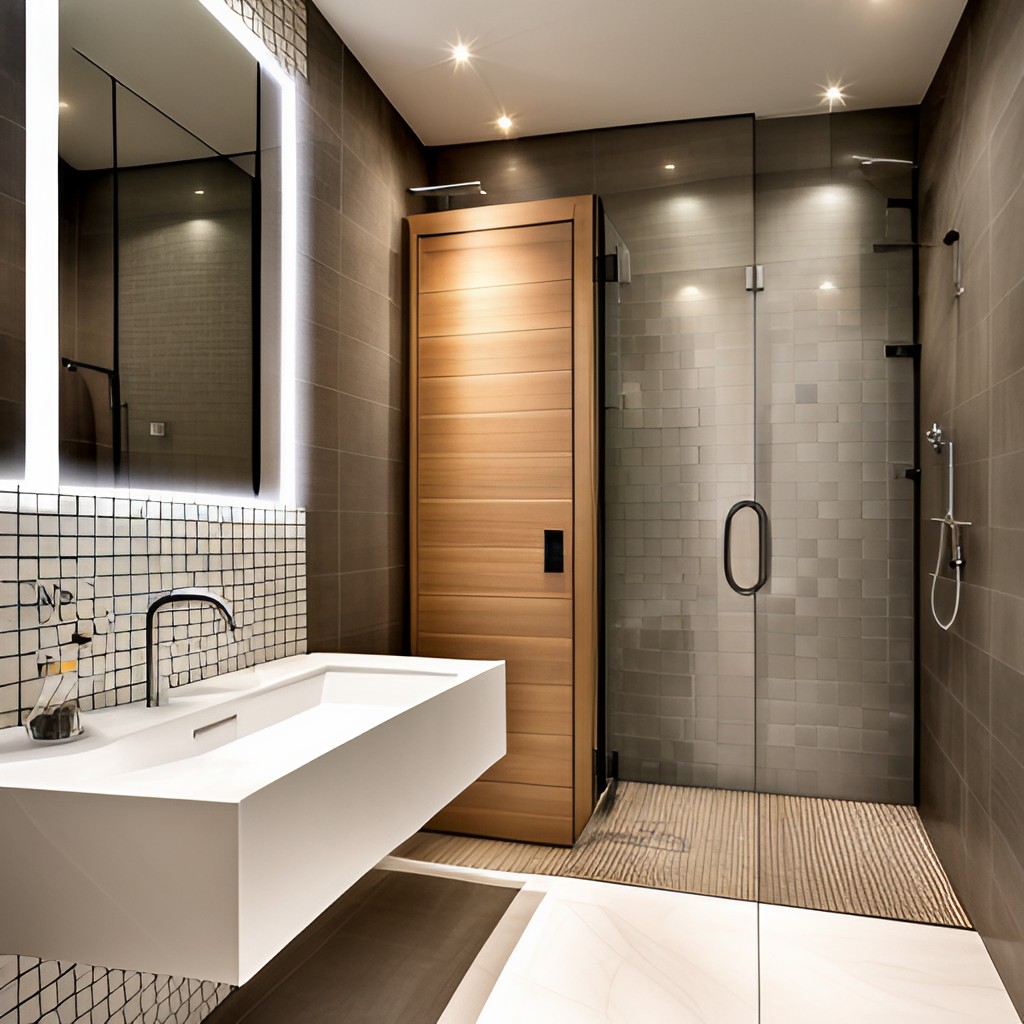 Modern Bathroom Design with Bathroom Wall Tiles - Beautiful Homes