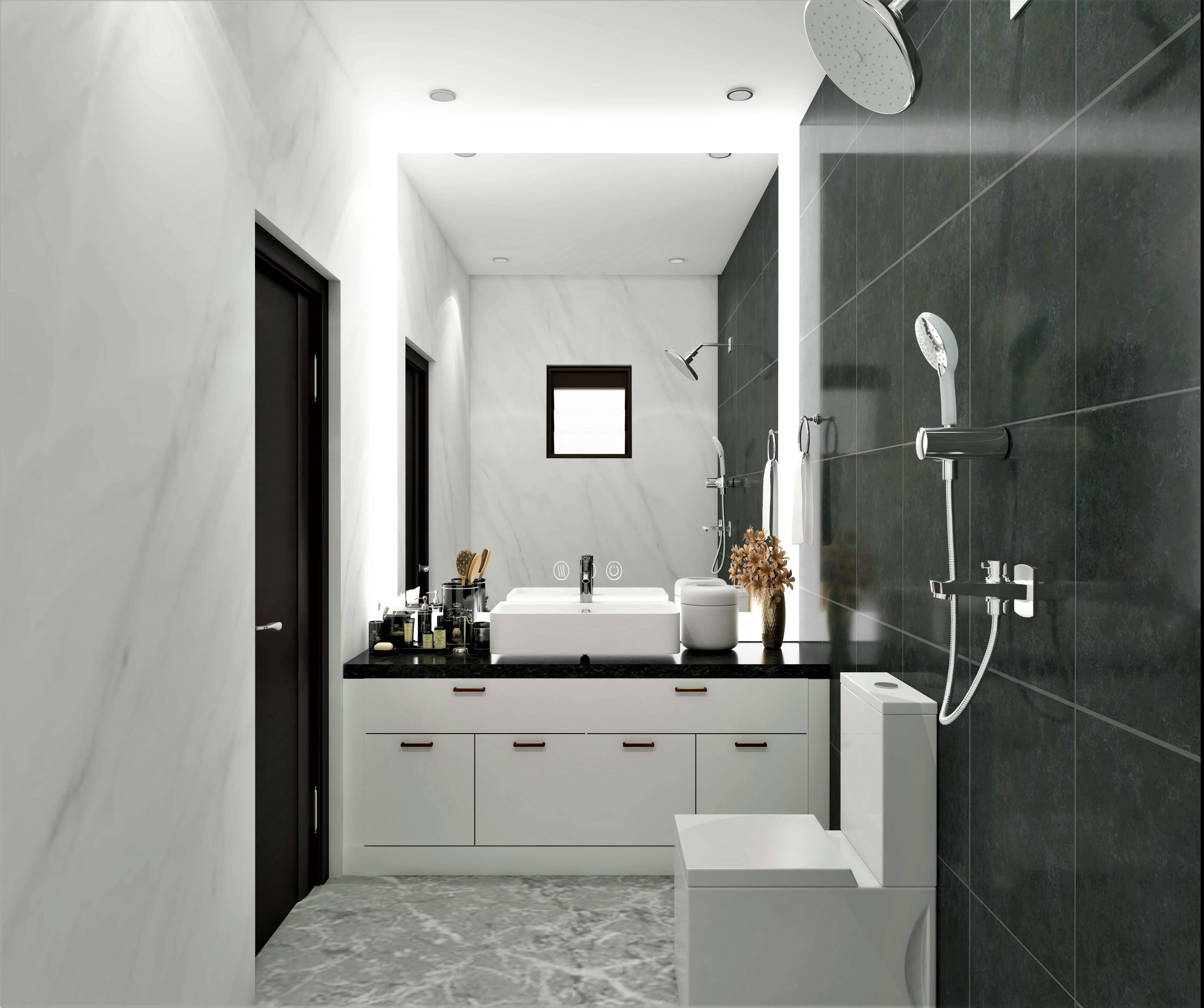 All White Modern Bathroom Ideas - Beautiful Homes