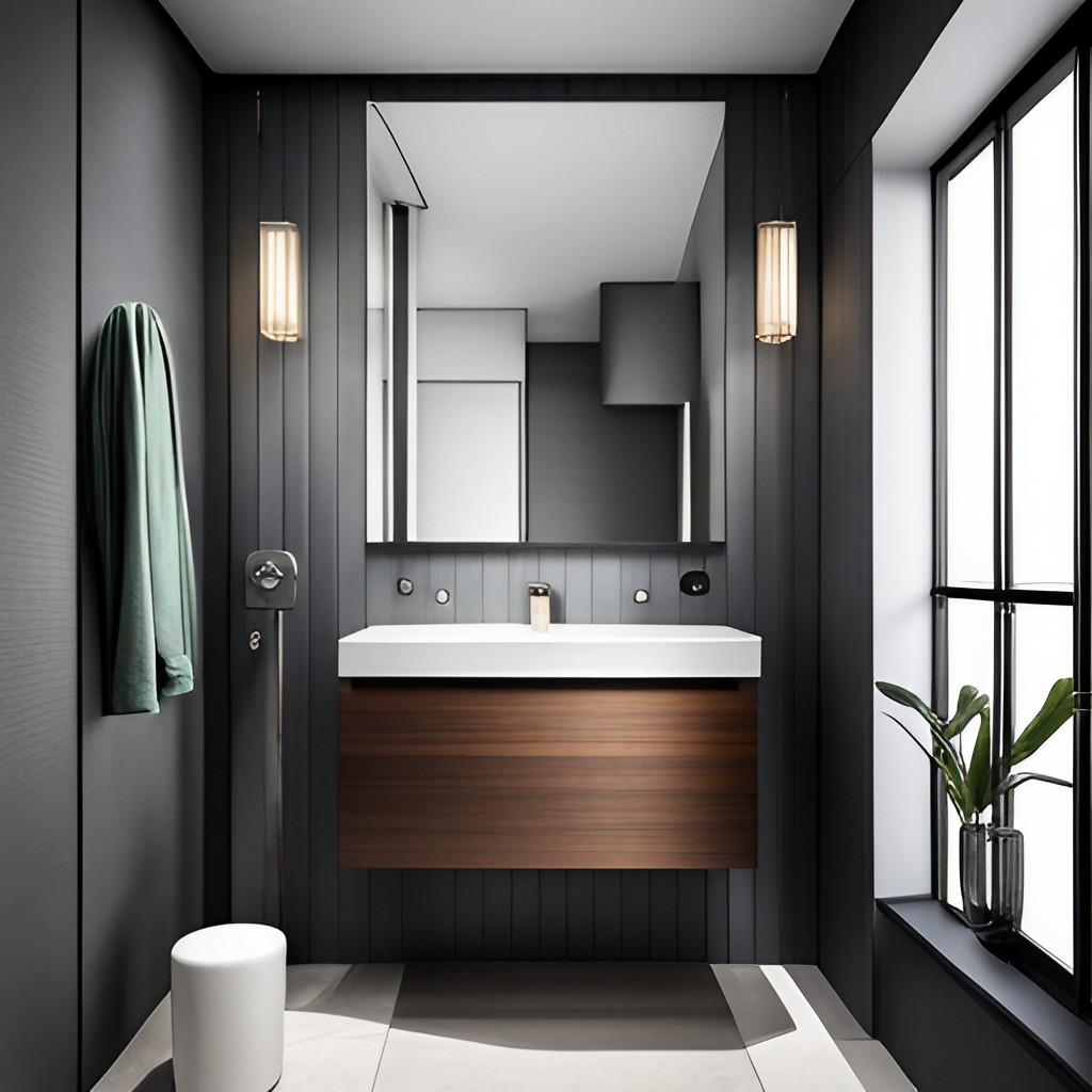 Simple Bathroom Design with Pedestal Wash Basin - Beautiful Homes
