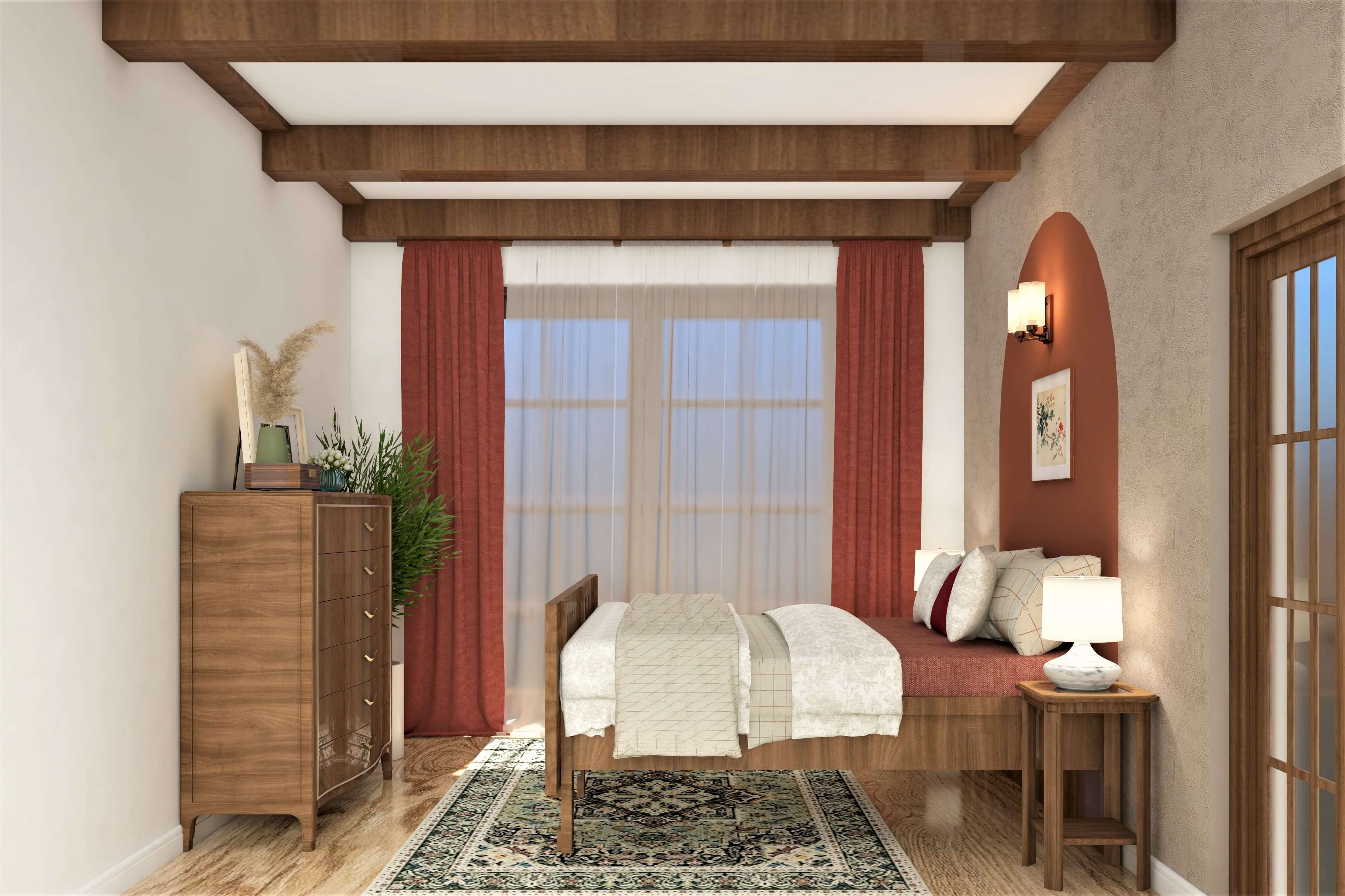 Warm and breezy guest bedroom design - Beautiful Homes