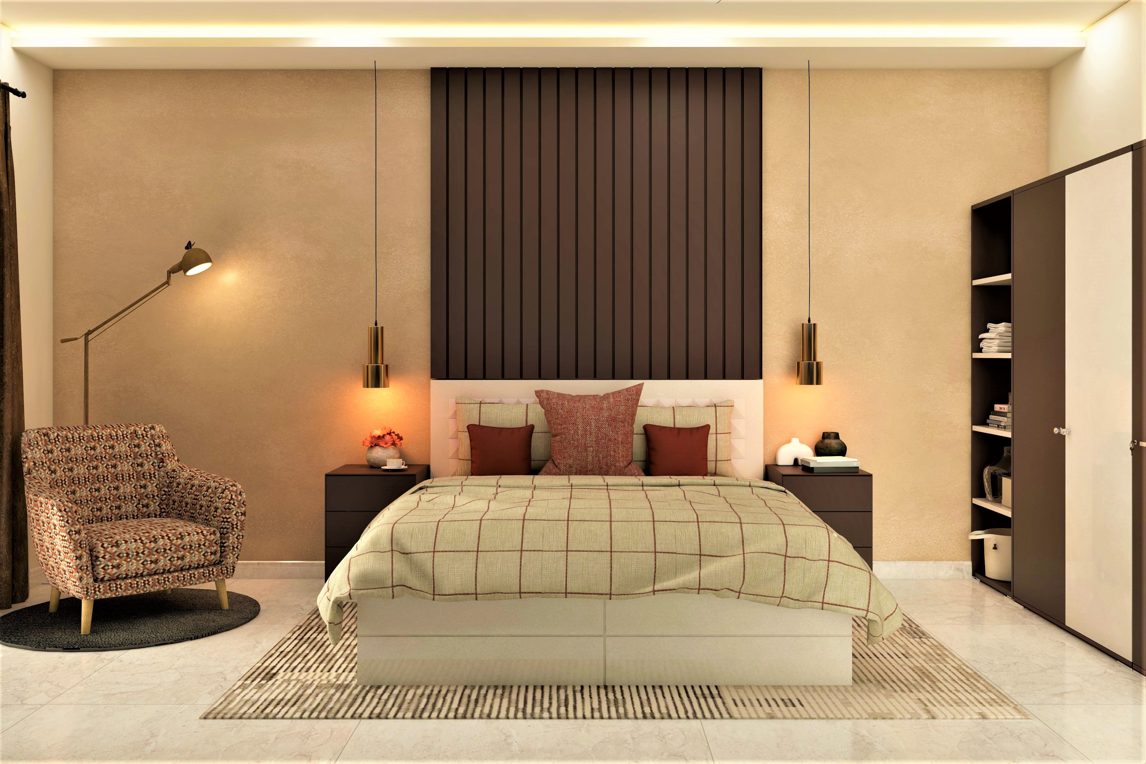 Warm and cozy bedroom design with ambient lighting - Beautiful Homes
