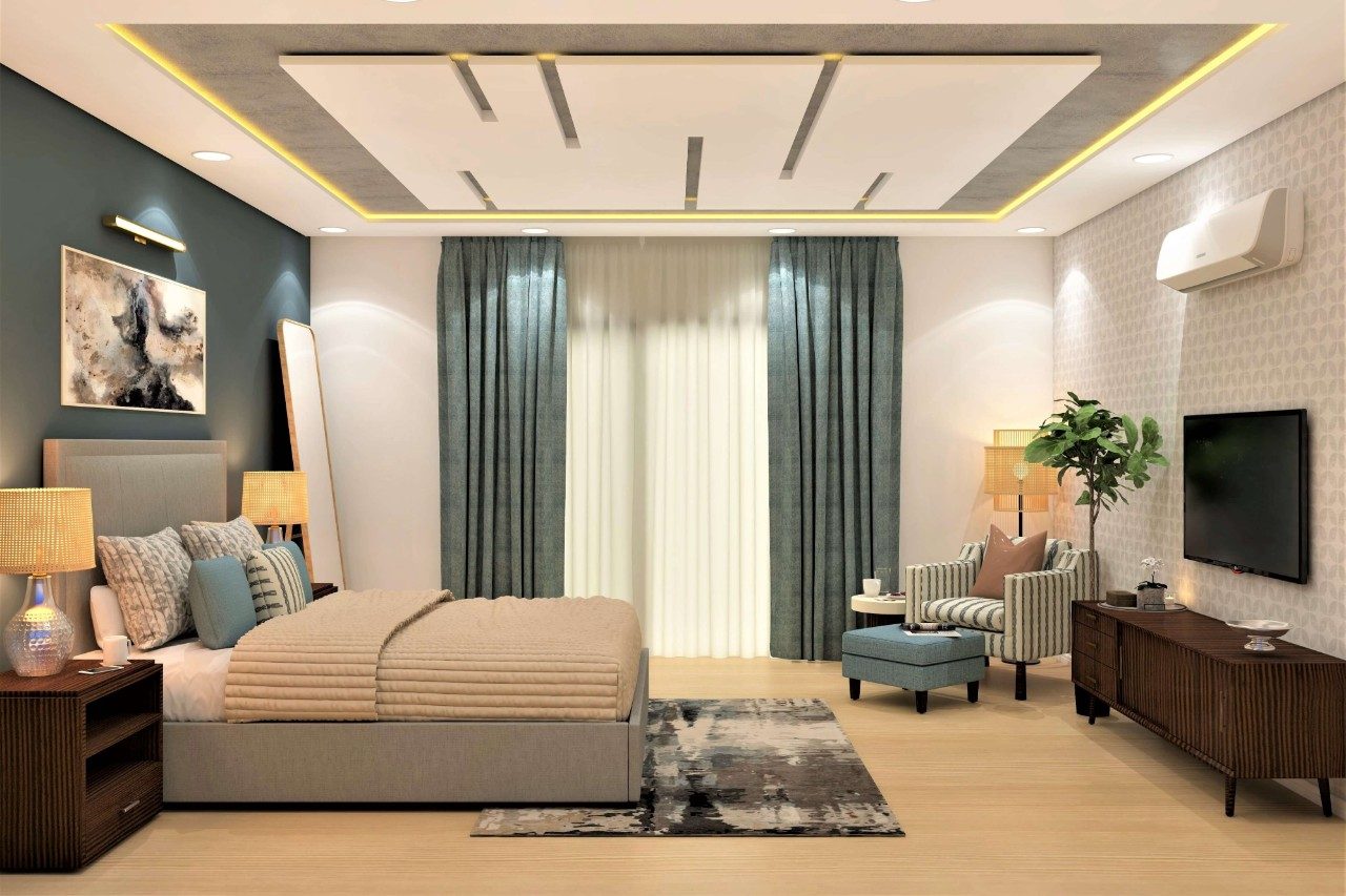 Contemporary style for guest bedroom décor with chic and pastel color palette - Beautiful Homes