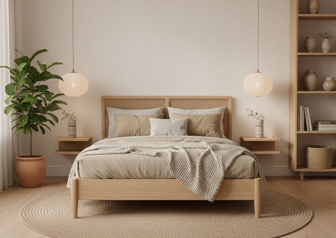 Industrial bedroom with brick walls and vintage décor - Beautiful Homes