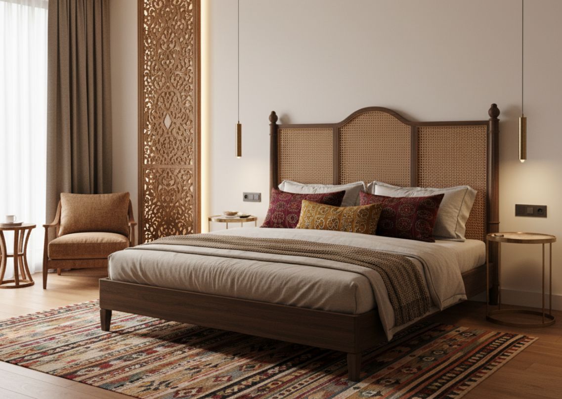 Modern grey bedroom with minimalist furniture design - Beautiful Homes