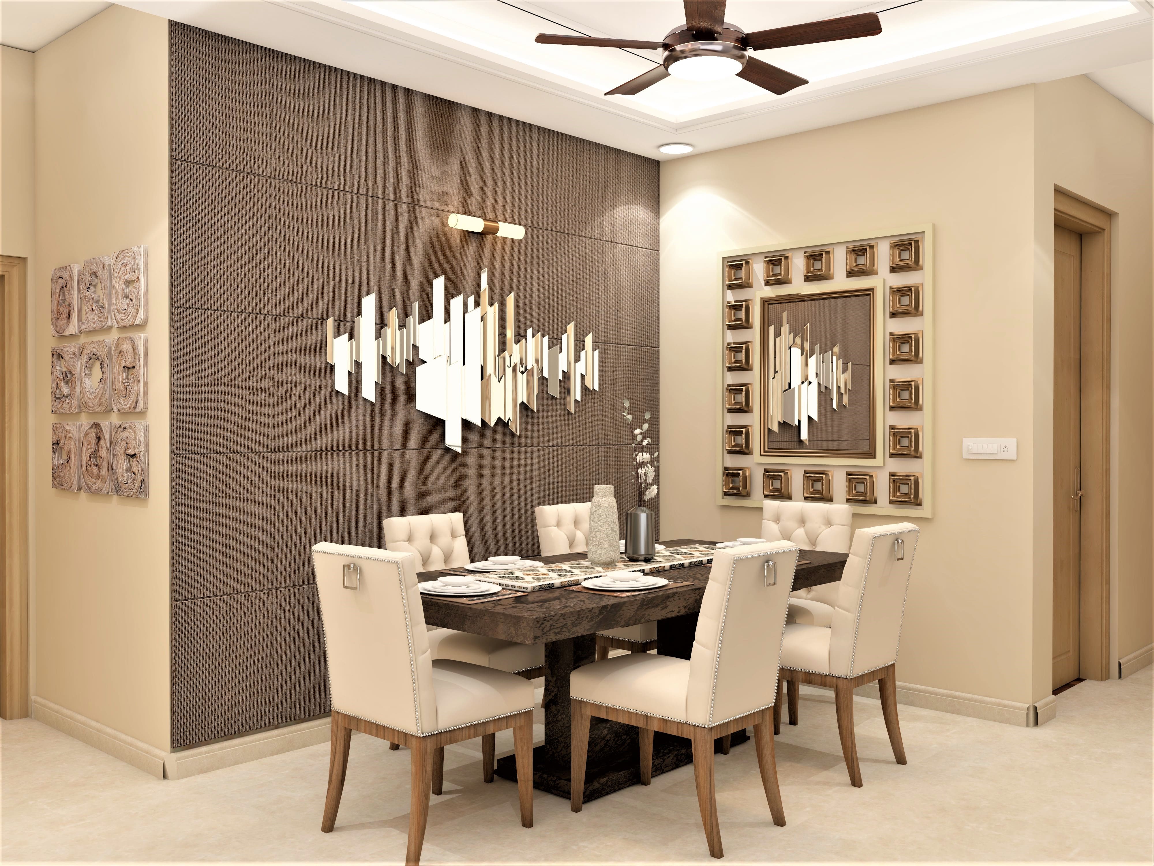 Dining room design dressed in neutrals - Beautiful Homes