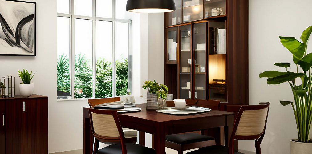 Dining room crockery unit design-Beautiful Homes