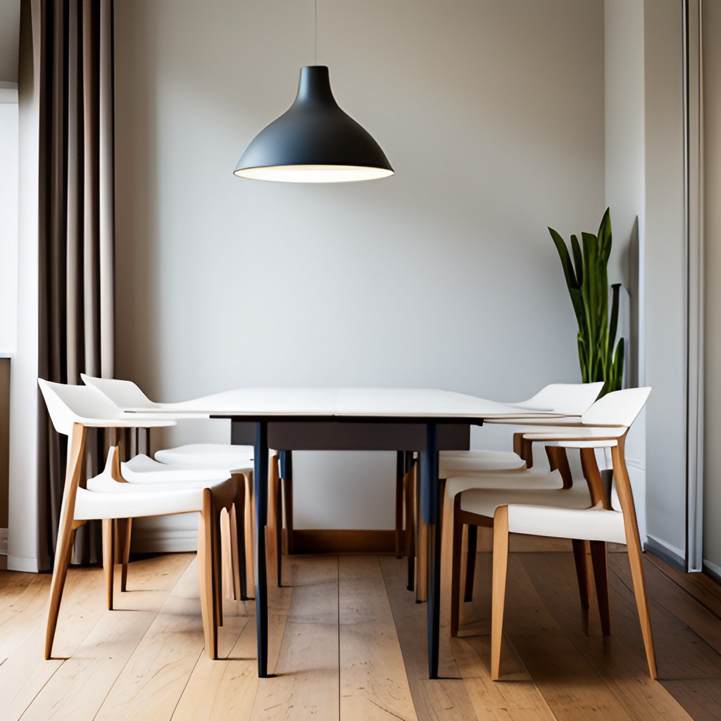 Extending Dining Tables with Plastic Dining Chairs - Beautiful Homes