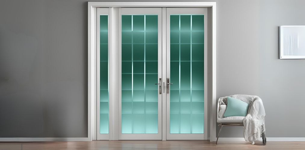 Frosted glass double door design - Beautiful Homes