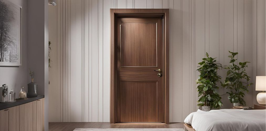 Panelled wooden door in bedroom - Beautiful Homes