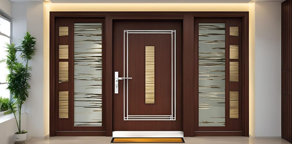 Sunmica door with frosted glass - Beautiful Homes