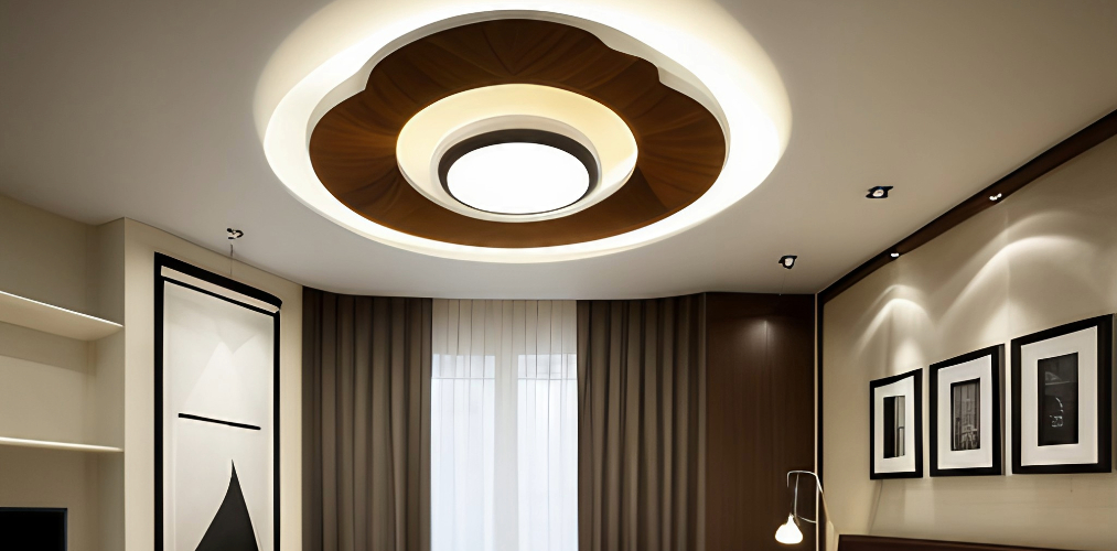 Recessed ceiling design for bedroom with lights-Beautiful Homes