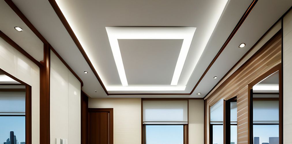 False ceiling design with POP in bathroom-Beautiful Homes