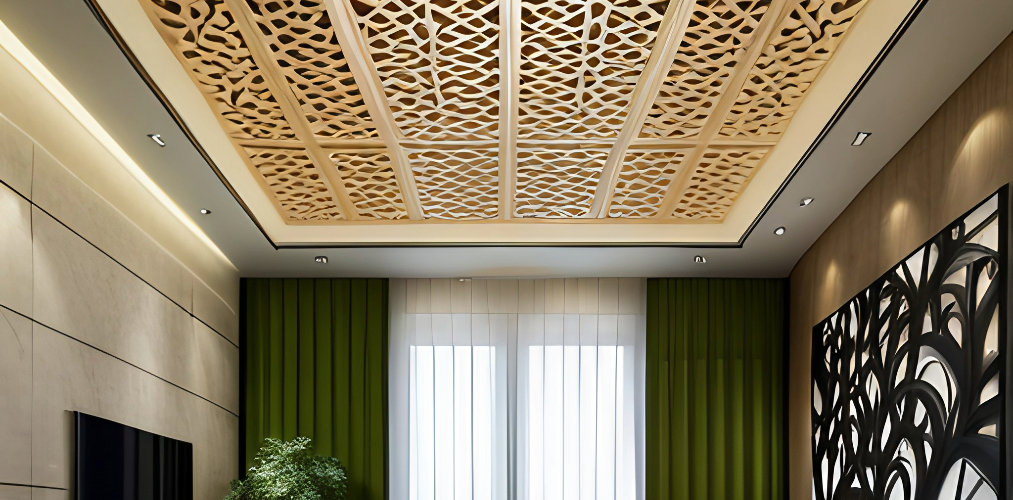 MDF jali design for living room ceiling-Beautiful Homes