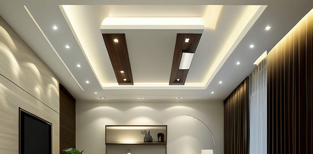 POP ceiling design with recessed and cove lights-Beautiful Homes